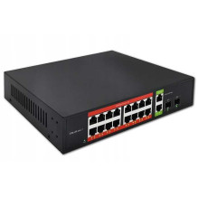 Qoltec 52292 16xRJ45 2xRJ45 Nuoroda 2xSFP Qoltec 52292 16xRJ45 2xRJ45 Nuoroda 2xSFP