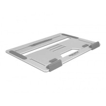 DELOCK planšetinio ir nešiojamojo kompiuterio stovas Silver DELOCK planšetinio ir nešiojamojo kompiuterio stovas Silver