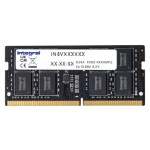 Integral Juoda 8GB DDR4 3200MHZ SO-DIMM IN4V8GNGLTX