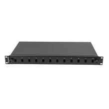 LANBERG 19" Šviesolaidžio paskirstymo skydelis 1U 12xSC SIMPLEX / 12xLC DUPLEX s LANBERG 19" Šviesolaidžio paskirstymo skydelis 1U 12xSC SIMPLEX / 12xLC DUPLEX s