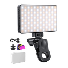 LED Šviestuvas - Neewer BL120B LED Asmenukių Šviestuvas 2500-9000 K 0-100 % CRI 95+ 3 000 mAh Juodas