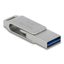 DELOCK 256GB USB-A / C 54008 pilkas