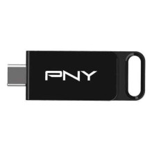 PNY 64GB Elite-X USB-C 3.2 P-FD64GELC-GE Juodas PNY 64GB Elite-X USB-C 3.2 P-FD64GELC-GE Juodas