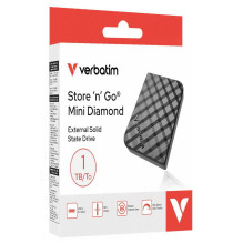 Verbatim Store ''n'' Go Mini Diamond 1TB Black 32025 Verbatim Store ''n'' Go Mini Diamond 1TB Black 32025