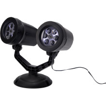 Projector "Snowflakes" Double, 8 LED, black