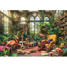 Dėlionė Clementoni Greenhouse Library 39936 1000 dal. Dėlionė Clementoni Greenhouse Library 39936 1000 dal.