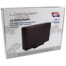 LC-Power 3,5 colio SATA USB 3.0 juodas LC-35U3-Hydra LC-Power 3,5 colio SATA USB 3.0 juodas LC-35U3-Hydra