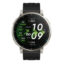 Amazfit Active 3 Premium NFC, 45mm with Silicon Band, Gold Black EU W2558GL1N