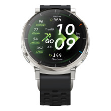 Amazfit Active 3 Premium NFC, 45mm with Silicon Band, Gold Black EU W2558GL1N