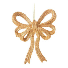 Christmas Tree toy Bow, brown / gold Christmas Tree toy Bow, brown / gold