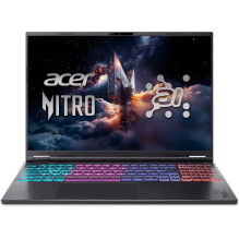 Acer Nitro 16S AI AN16S-61 16 180hz 365 32GB 1SSD RTX5070Ti EN DOS Black Acer Nitro 16S AI AN16S-61 16 180hz 365 32GB 1SSD RTX5070Ti EN DOS Black