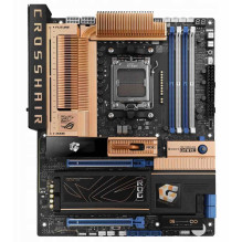 Asus ROG CROSSHAIR 2006 X870E juoda / bronzinė