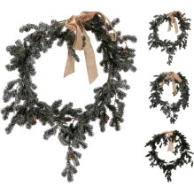 Christmas wreath Bow, 50 mm, green col.