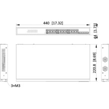 Switch Hikvision POE switch DS-3E1528P-SI-24P4F 24-port SFP Hikvision Switch Hikvision POE switch DS-3E1528P-SI-24P4F 24-port SFP Hikvision