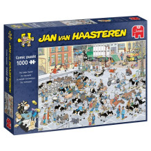 Dėlionė - Jumbo Jan van Haasteren Der Vieh-Markt 1000 Detalių 370x275x70 mm Dėlionė - Jumbo Jan van Haasteren Der Vieh-Markt 1000 Detalių 370x275x70 mm