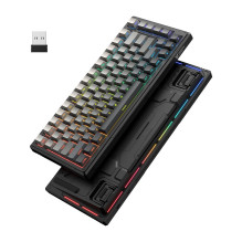 Klaviatūra - ONIKUMA G83 Mechaninė 83 Klavišų RGB Karštai Keičiama Bluetooth 2,4 GHz USB-C Juoda