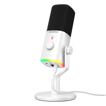 Mikrofonas - Maono PD100X USB-C XLR 48 kHz / 24 bit 3,5 mm RGB Baltas