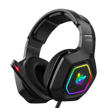 Ausinės - ONIKUMA K10 50 mm 20 Hz-20 kHz LED Juodos Ausinės - ONIKUMA K10 50 mm 20 Hz-20 kHz LED Juodos