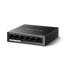 „Mercusys MS106LP“ 6 prievadų 10 / 100 Mbps komutatorius su 4 prievadų „PoE+“ „Mercusys MS106LP“ 6 prievadų 10 / 100 Mbps komutatorius su 4 prievadų „PoE+“
