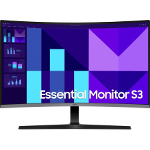 „Samsung Essential S3 LS32D396GAUXEN“ 32 colių VA 16:9 lenktas monitorius