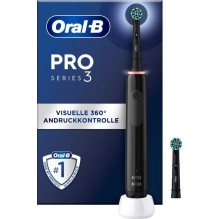 Dantų pūstuvas „Oral-B D505.523.3 Pro 3 3000 Cross Action“, juodas Dantų pūstuvas „Oral-B D505.523.3 Pro 3 3000 Cross Action“, juodas