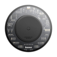 Belaidis Įkroviklis - Baseus Simple 2 15W QI Belaidžio Įkrovimo Skaidrus Dizainas Belaidis Įkroviklis - Baseus Simple 2 15W QI Belaidžio Įkrovimo Skaidrus Dizainas
