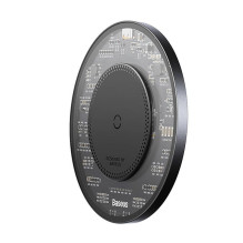 Belaidis Įkroviklis - Baseus Simple 2 15W QI Belaidžio Įkrovimo Skaidrus Dizainas Belaidis Įkroviklis - Baseus Simple 2 15W QI Belaidžio Įkrovimo Skaidrus Dizainas