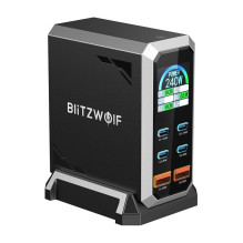 USB Įkroviklis - Blitzwolf BW-S31 240 W Juodas