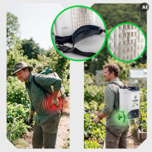 Cordless backpack sprayer 16 L with mixer W24007 WUBER Cordless backpack sprayer 16 L with mixer W24007 WUBER
