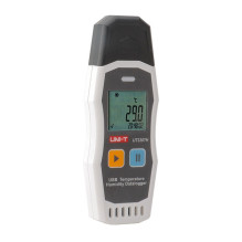 Termohigrometras - Uni-T UT330TH USB Skaitmeninis Su Duomenų Registravimu, -30 °C-70 °C, 0-99,9 % Santykinė Drėgmė, 64 0