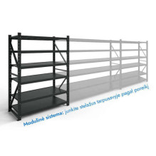 Stelažas 2000x1000x500 šešių lentynų Rehalt Systems prijungiama dalis