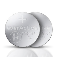 Baterija - EverActive CR2032 2 Vnt. Ličio Baterijos 3 V 220 mAh 20 mm x 3,2 mm Baterija - EverActive CR2032 2 Vnt. Ličio Baterijos 3 V 220 mAh 20 mm x 3,2 mm