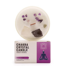 Žvakė - Ancient Wisdom Crown Chakra Crystal Candle Ocean Breeze Žvakė - Ancient Wisdom Crown Chakra Crystal Candle Ocean Breeze