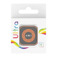 Belaidis CarPlay Adapteris - Carlinkit Mini Ultra 6 4-in-1 Juoda Ir Oranžinė