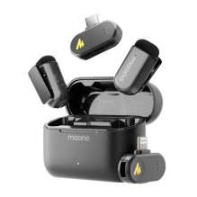 Belaidis Mikrofonas - Maono WM622 PBC2 Belaidžių Mikrofonų Rinkinys, 2 Siųstuvai, USB-C Ir "Lightning" Imtuvai