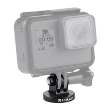 Veiksmo kameros laikiklio adapteris - PULUZ 1 / 4" laikiklis Juodas Veiksmo kameros laikiklio adapteris - PULUZ 1 / 4" laikiklis Juodas