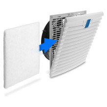 Ašinis 230 V AC su filtras 204 x 204 x 97 mm Ašinis 230 V AC su filtras 204 x 204 x 97 mm