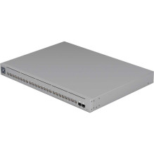 „Ubiquiti“ komutatorius „UniFi Pro 24 L3 2.5G Ethernet“ (100 / 1000 / 2500) 1U pilkas