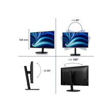 Monitorius - Philips 32B2U3601 / 00 32" QHD 2560 × 1440 100 Hz USB-C Juodas