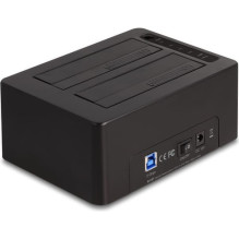 Dokavimo stotis Delock USB Dual Dockingstation für 2 x SATA HDD / SSD su klonavimo ir ištrynimo funkcija Dokavimo stotis Delock USB Dual Dockingstation für 2 x SATA HDD / SSD su klonavimo ir ištrynimo funkcija