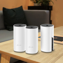 TP-Link WL-AP belaidis prieigos taškas Deco M4 Mesh sistema / AC1200 (3 vnt.) TP-Link WL-AP belaidis prieigos taškas Deco M4 Mesh sistema / AC1200 (3 vnt.)