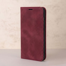 iLike Smart Suede case for iPhone 17 Pro Max 6,9" / iPhone 18 Pro Max 6,9 maroon