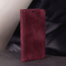 iLike Smart Suede case for iPhone 17 Pro Max 6,9" / iPhone 18 Pro Max 6,9 maroon
