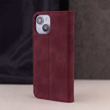 iLike Smart Suede case for iPhone 17 Pro Max 6,9" / iPhone 18 Pro Max 6,9 maroon