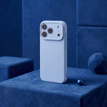 iLike Silicon case for iPhone 17 Pro Max 6,9" / 18 Pro Max 6,9" sky blue