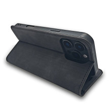 iLike Smart Suede case for iPhone 17 Pro Max 6,9" / iPhone 18 Pro Max 6,9 black