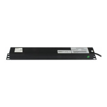 19zbh. Steckdosenleiste, 9xDosen(CEE7)- Stecker(CEE7), ALU, Schwarz, Synergy 21, 19zbh. Steckdosenleiste, 9xDosen(CEE7)- Stecker(CEE7), ALU, Schwarz, Synergy 21,