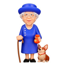 MINIX QUEEN ELIZABETH - QUEEN ELIZABETH II WITH CORGI