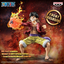 BANPRESTO EVENT EXCLUSIVE GRANDISTA ONE PIECE - MONKEY. D. LUFFY METALLIC COLOR. BANPRESTO EVENT EXCLUSIVE GRANDISTA ONE PIECE - MONKEY. D. LUFFY METALLIC COLOR.