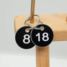 Pakabukai raktams su numeriais (nuo 1 iki 50) Pakabukai raktams su numeriais (nuo 1 iki 50)